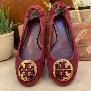 Tory Burch suede flats size 6.5